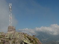 Sul Pizzo del Becco e Cima Giovanni Paolo II dal Passo di Mezzeno il 27 ag. 08 - FOTOGALLERY